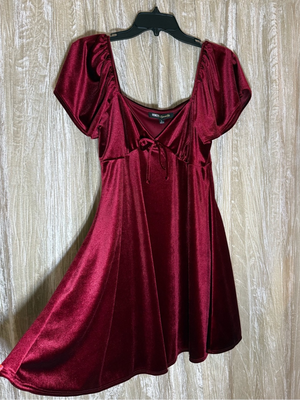 Velvet Winter Babydoll Dress NWT (Dillard’s) Jr. Party Dress